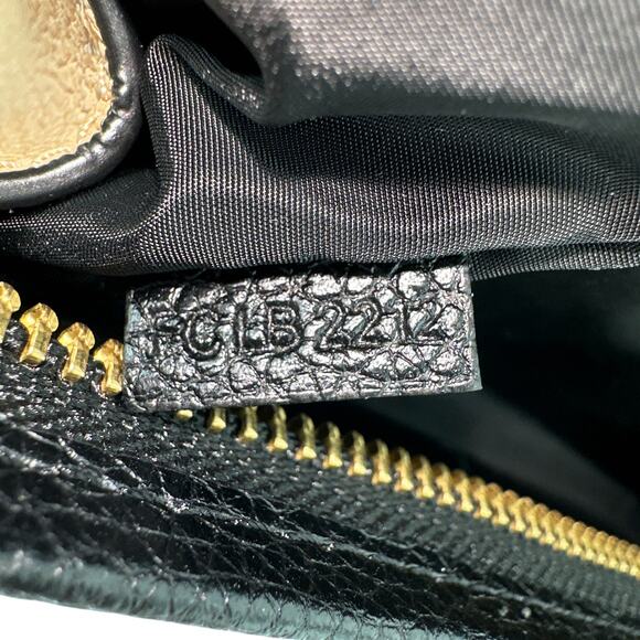 MARC JACOBS Grind Leather Cosmetic Pouch - Picture 5 of 11